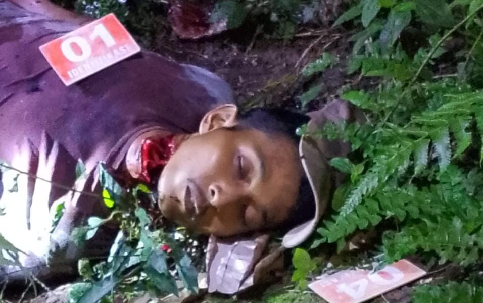 Seorang pemuda Pengembala sapi korban pembunuhan.