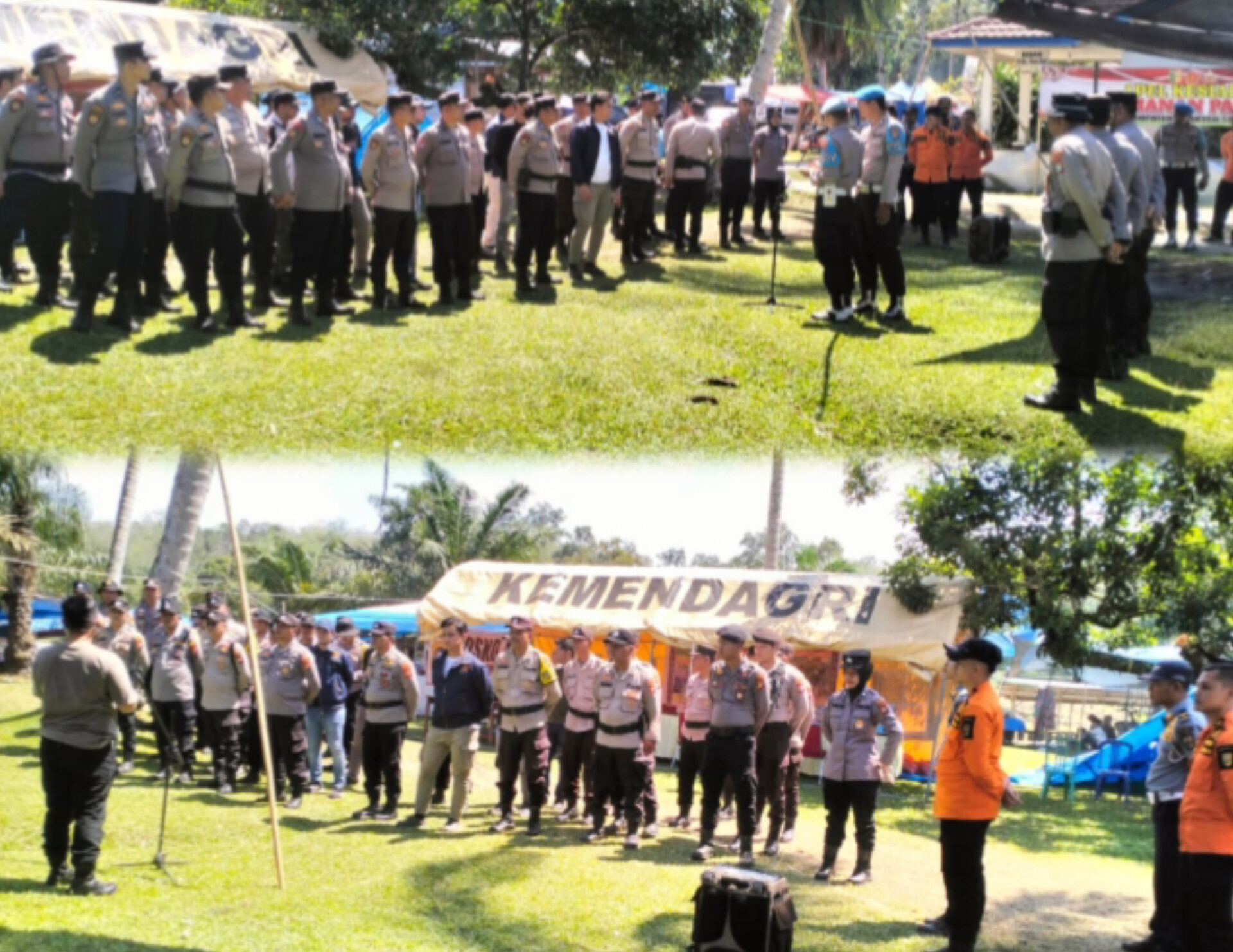 Apel Pengamanan Hari Ke-3 Pacu Jalur Rayon II di Hulu Kuantan, Polres Kuansing Tingkatkan Kewaspadaan Untuk Final