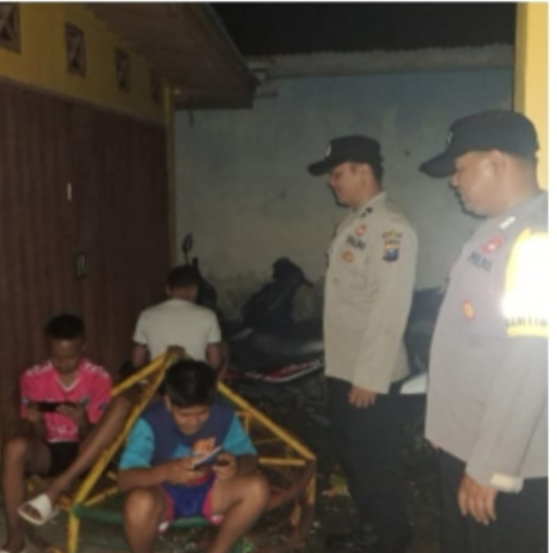 Polsek Hulu Kuantan Laksanakan Patroli KRYD, Wujudkan Keamanan di Tengah Masyarakat