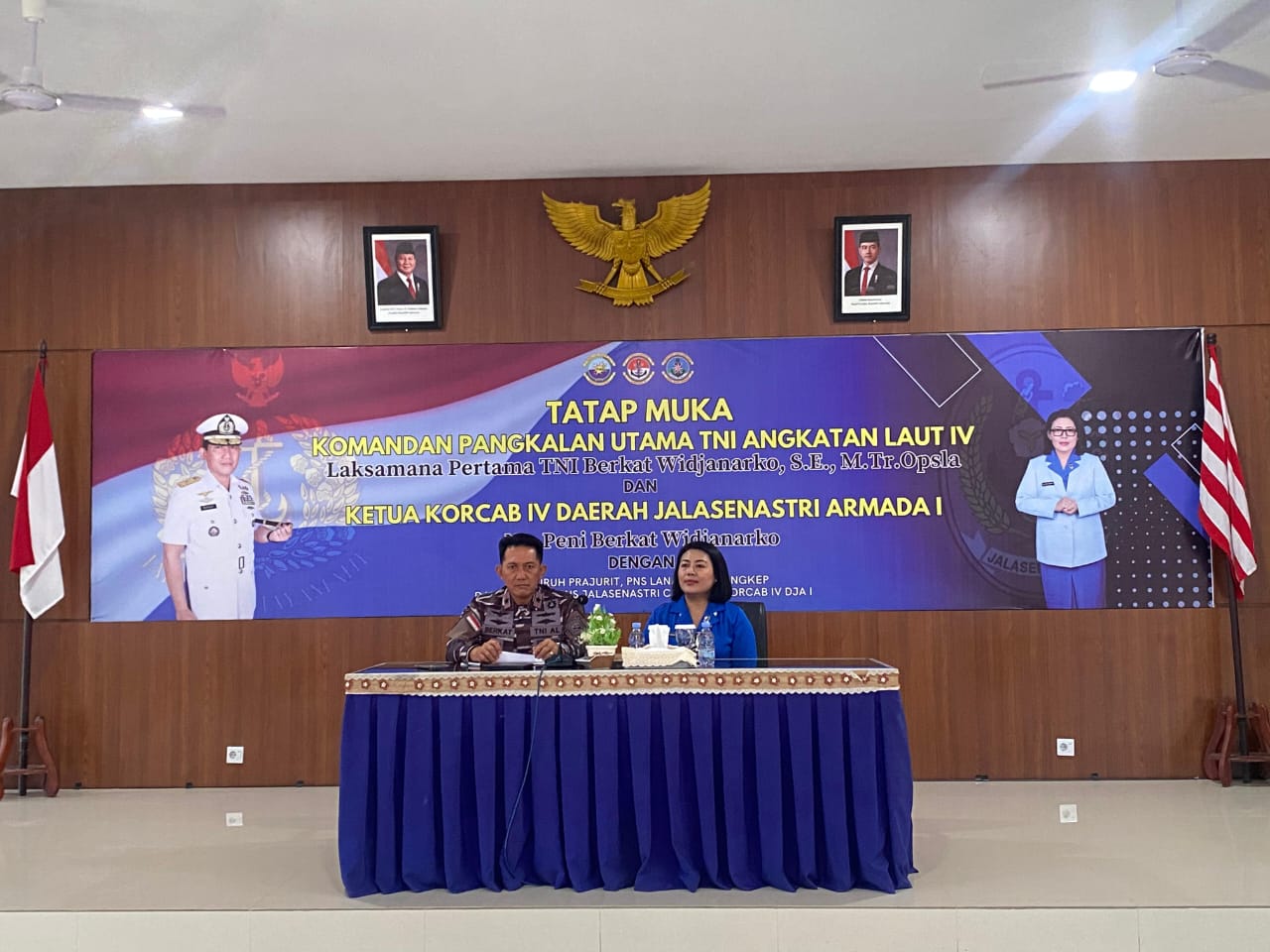 Prajurit Benteng Laut Perkase Ikuti Jam Komandan dan Tatap Muka Dengan Danlantamal IV