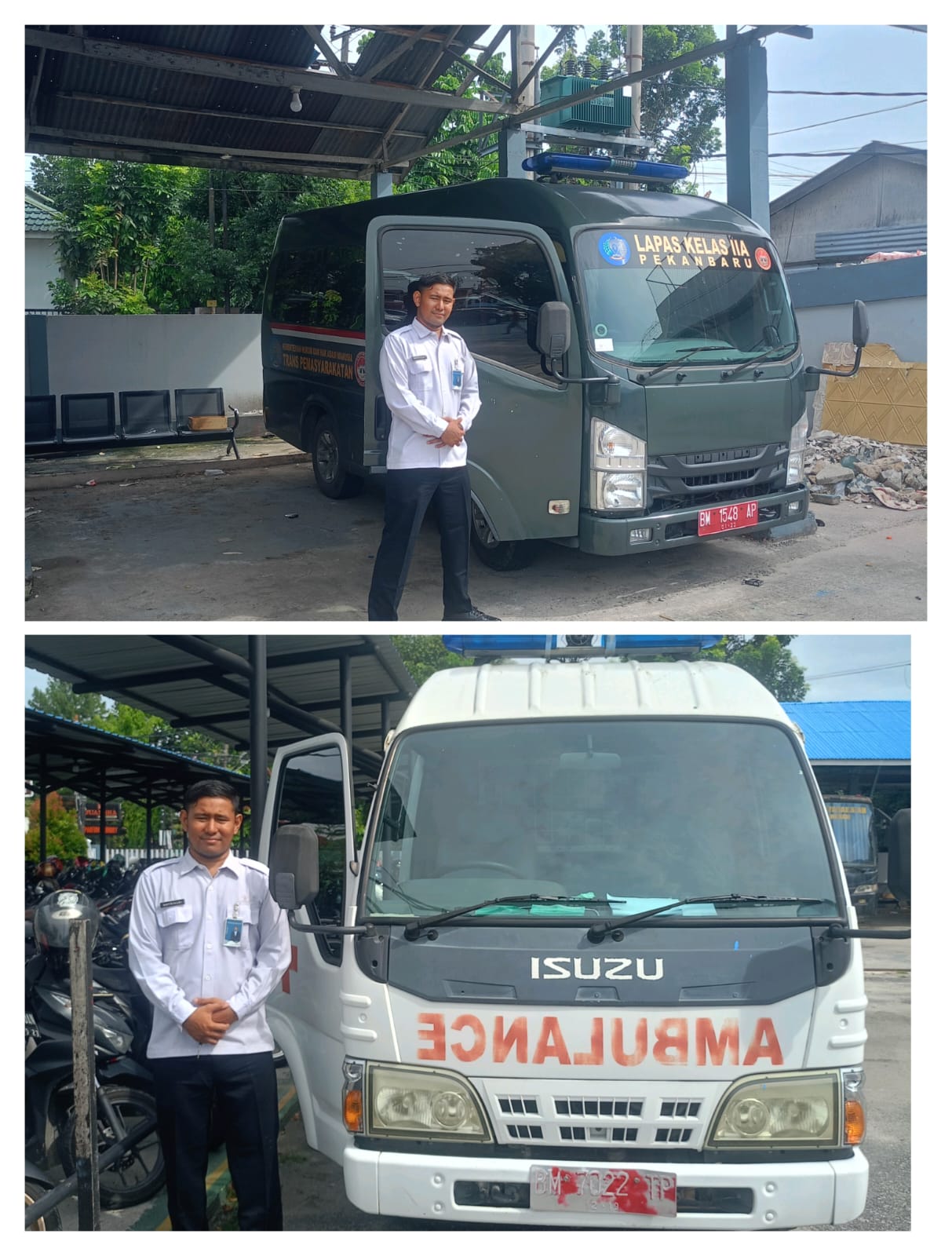 Lapas Pekanbaru Lakukan Pengecekan Dan Pemeliharaan Rutin Mobil Dinas Untuk Kelancaran Tugas