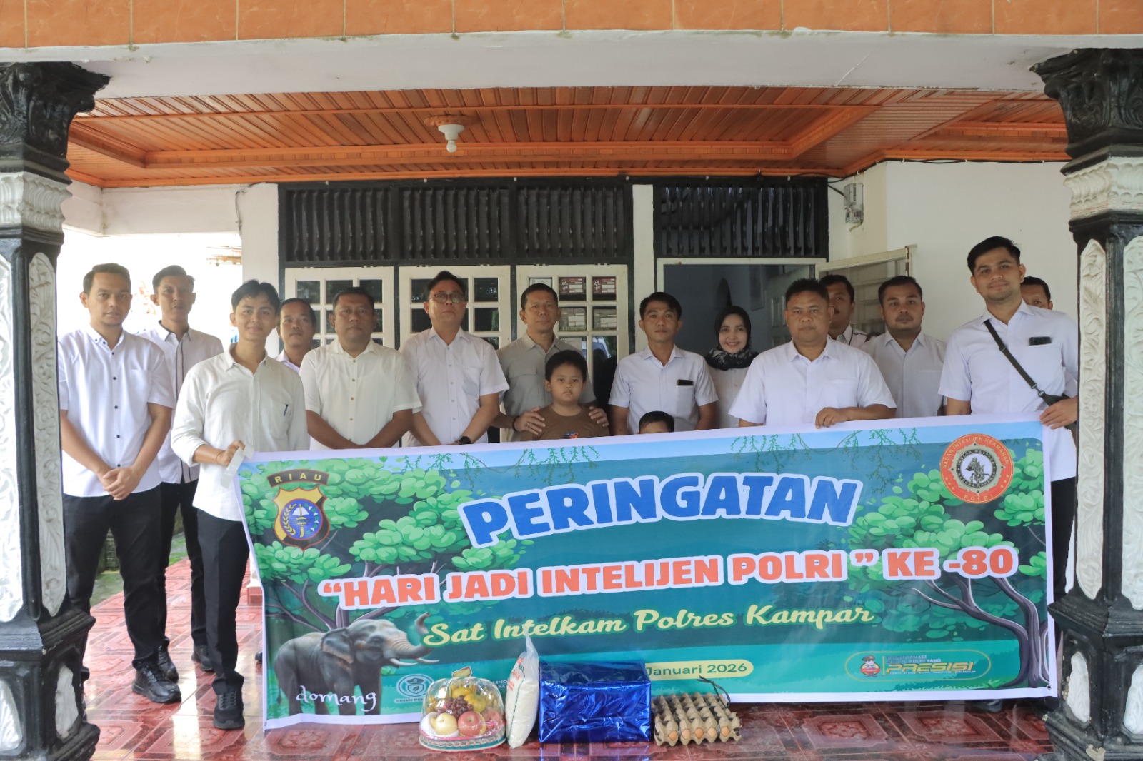 Rayakan Hari Jadi, Sat Intelkam Polres Kampar Ziarah, Donor Darah, Kasat Intelkam : ‘Berbagi Kebaikan, Jalin Silaturahmi’