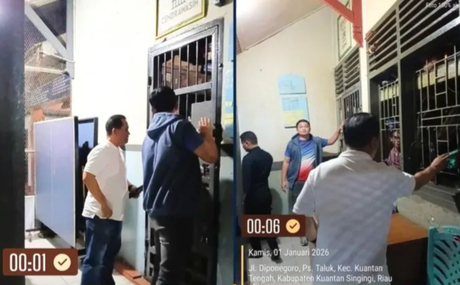 Mitigasi Keamanan Pergantian Tahun, Kalapas Kontrol Blok Hunian Dan Sapa Warga Binaan Pemasyarakatan