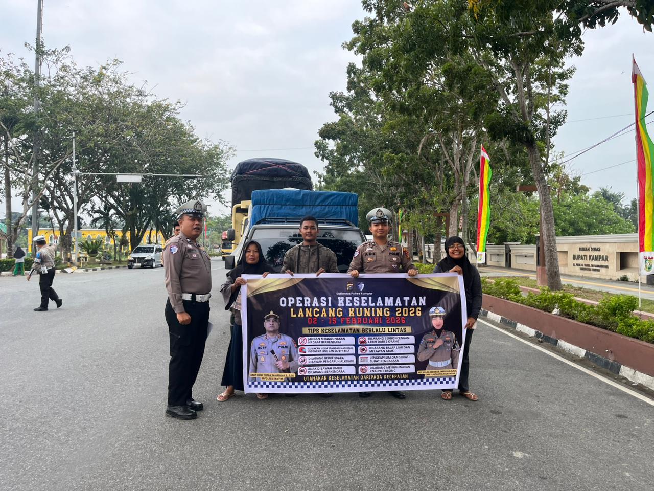 Satlantas Polres Kampar Gencar Sosialisasi Operasi Keselamatan, Kasat Lantas : Keselamatan Adalah Prioritas Utama