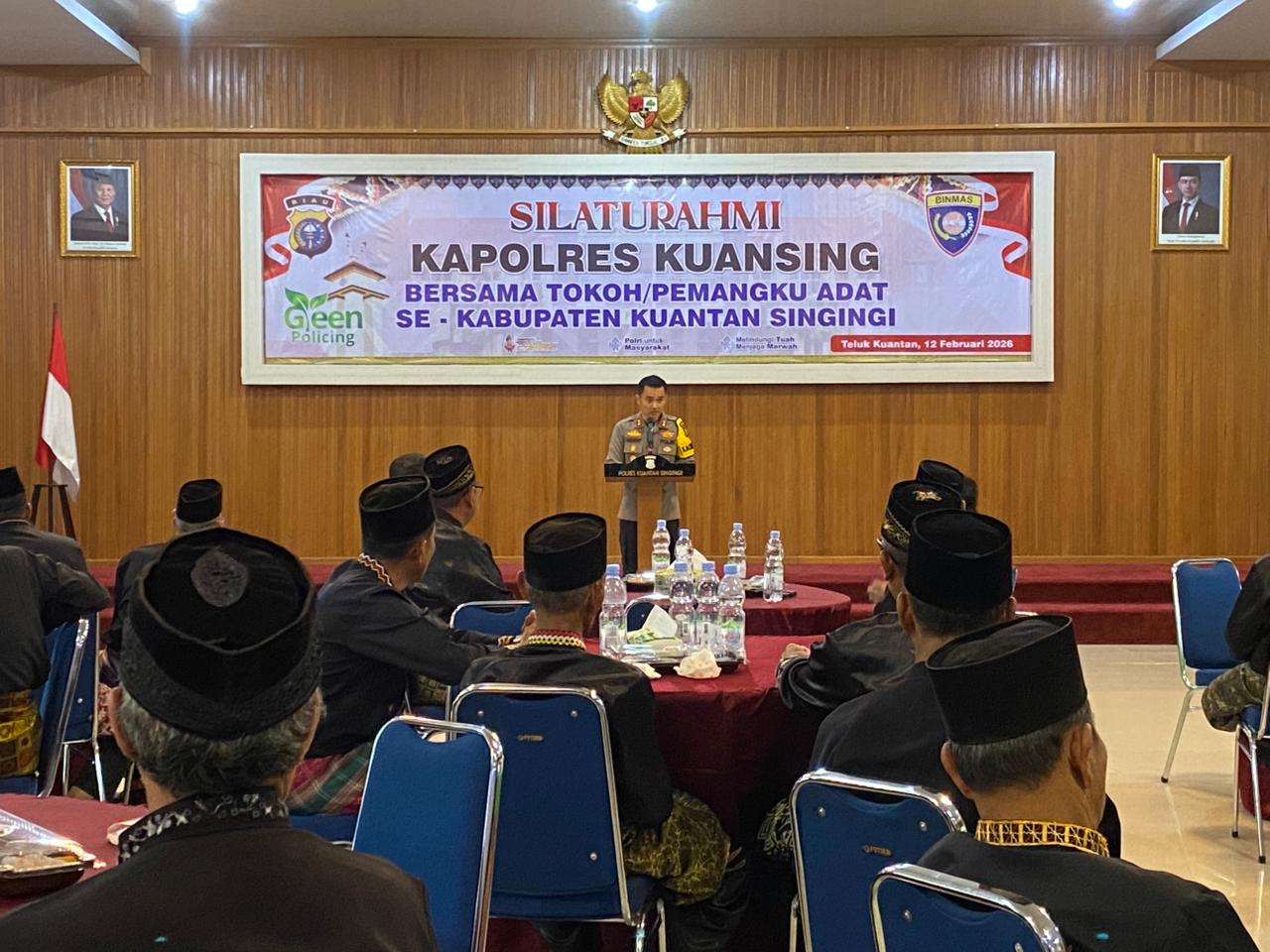 Rangkul Datuk Dan Dubalang, Kapolres Kuansing Perkuat Sinergi Adat-Polri Jaga Harkamtibmas