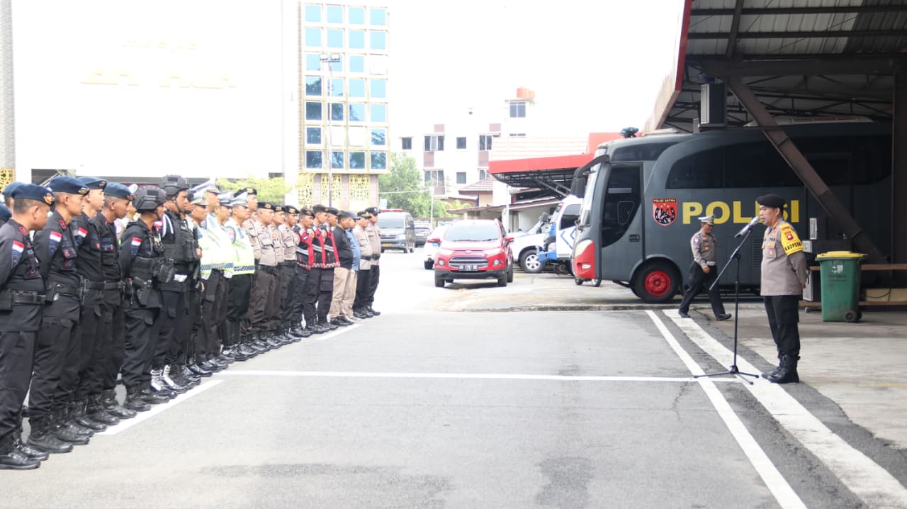 Pimpin apel Satgas Liong Kapuas 2026, Kaopsda tekankan Disiplin personil dan Solusi Kongkret Atasi Kemacetan dilapangan