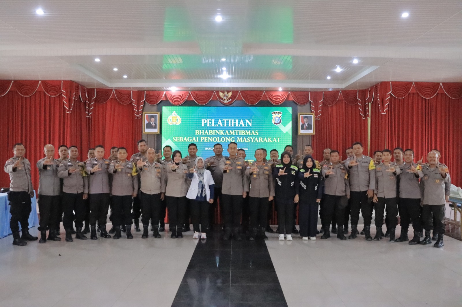 Wakapolres Buka Pelatihan PPM, Bhabinkamtibmas Polres Kampar Siap Jadi Garda Terdepan Pertolongan Medis