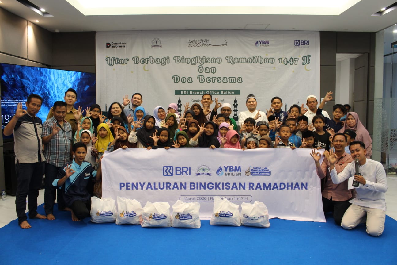 Berjalan Sukses, BRI Balige Gelar Buka Puasa dan Berbagi Paket Ramadhan Kepada Yatim Piatu Dhuafa