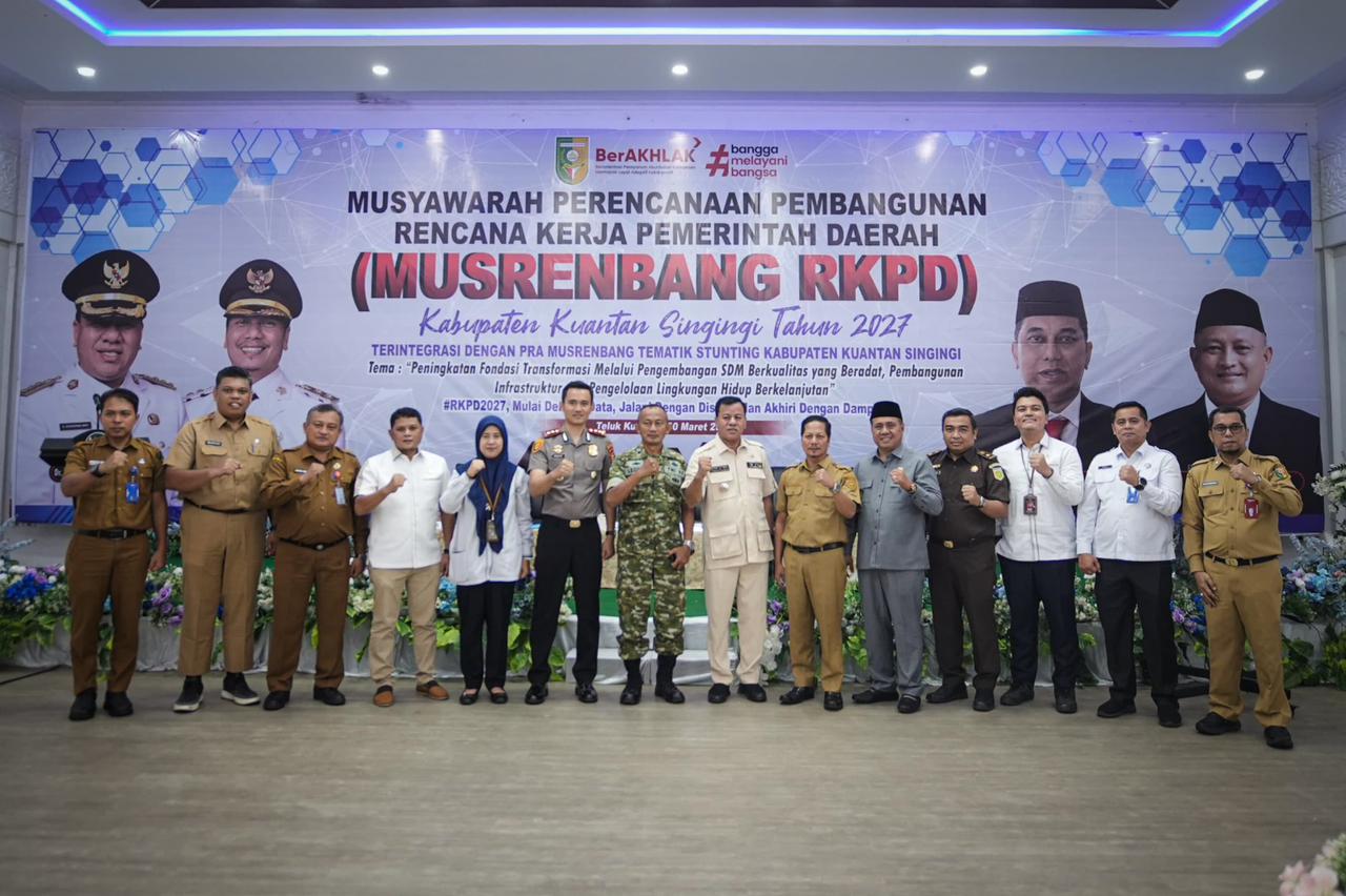 Kapolres Kuantan Singingi Hadiri Musrenbang RKPD 2027, Dorong Sinergi Dan Kamtibmas Untuk Pembangunan Berkelanjutan