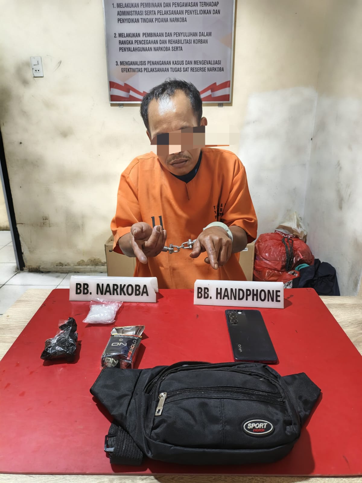 Satresnarkoba Polres Kampar Tangkap Pelaku Narkoba Di Desa Pantai Cermin